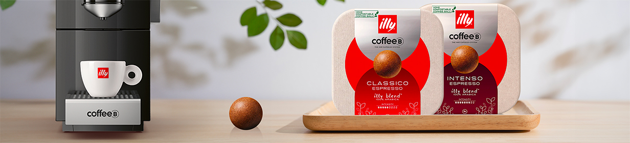 Illy CoffeeB sfere di caff&egrave; compostabili