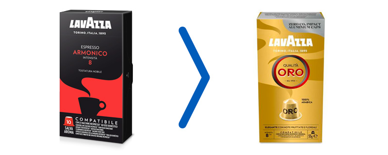 The Lavazza Armonico plastic capsules are out of production and Lavazza has replaced them with the new Qualità Oro aluminum capsules.