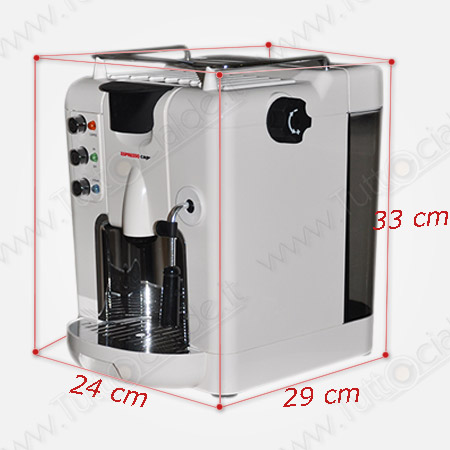 TERMOZETA WHITE ESPRESSO CAP MACHINE for Espresso Cap pod system TERMOZETA WHITE ESPRESSO CAP MACHINE for Espresso Cap pod system