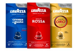 Lavazza capsules compatible with Nespresso