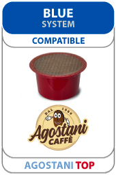 Agostani Top Capsules for Lavazza Blue and In Black Coffee Machines