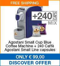 Offerta small cup Blu con 240 capsule