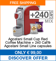 Offerta small cup Rossa con 240 capsule