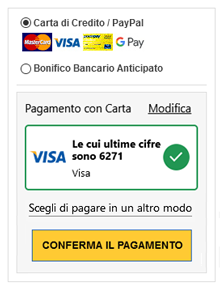 Payment confirmation