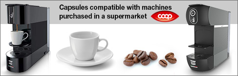Coffee capsules compatibile with Fior Fiore Coop espresso machine