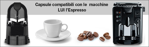 Agostani capsules compatible Lui coffee machines