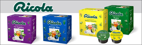 Ricola capsules compatible Nescafé Dolce Gusto machines