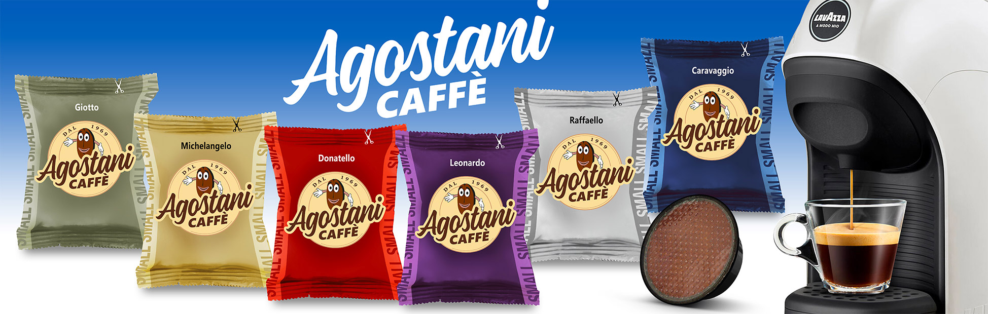 Agostani Small Capsules compatible Lavazza A Modo Mio