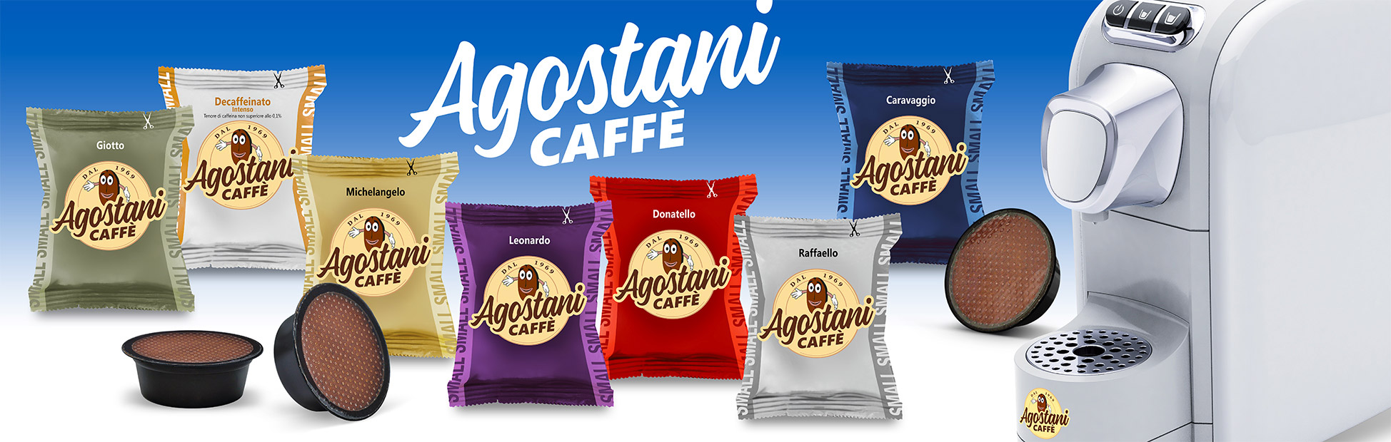 Agostani Small capsules for Agostani Small Cup coffee machine