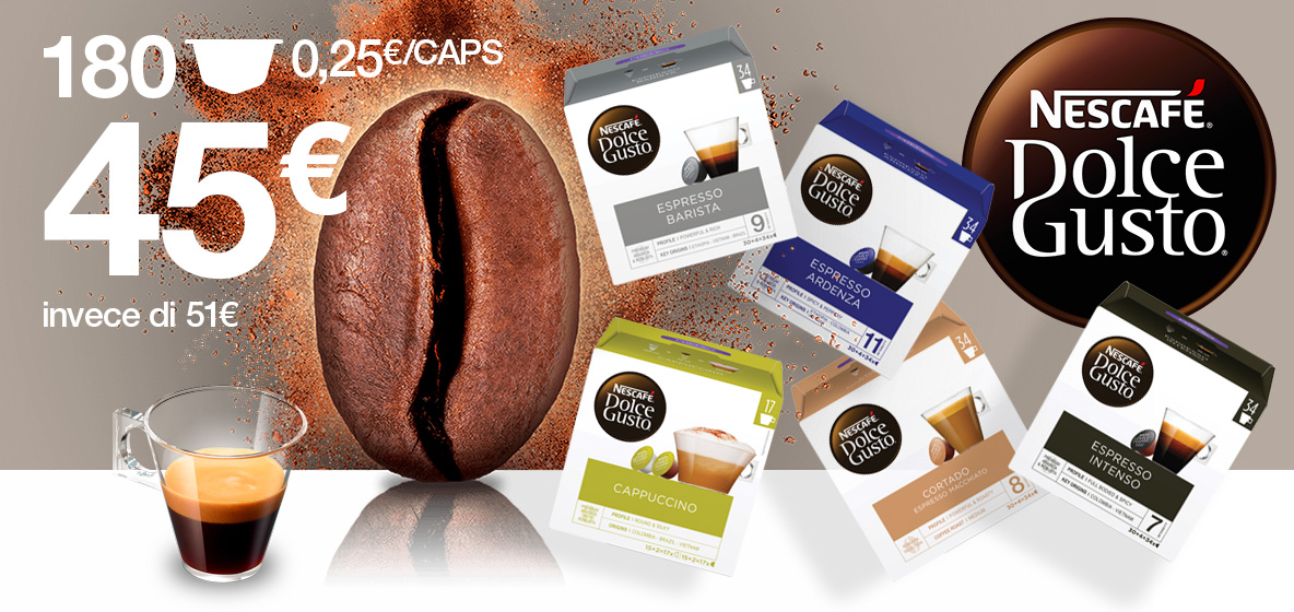 Nescafè Dolce Gusto Pods Nescafè Dolce Gusto pods and capsules