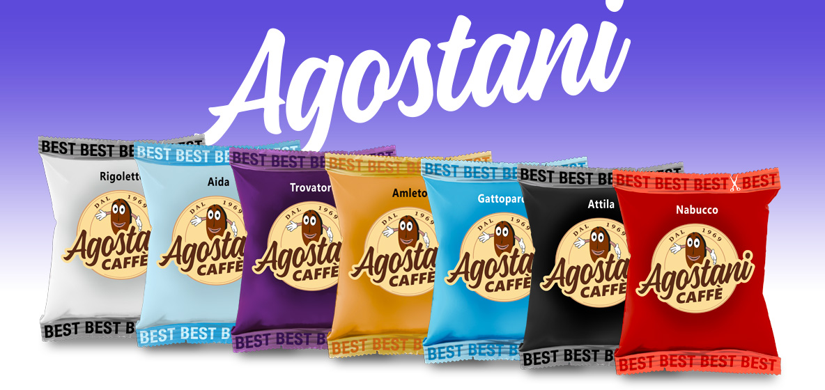 Nespresso compatibile capsules and pods Caffè Agostani Nespresso compatibile capsules and pods Caffè Agostani