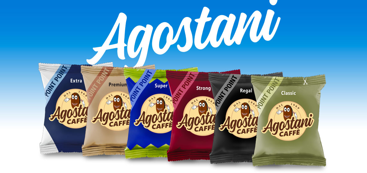Agostani coffee pods compatible with Lavazza Espresso Point