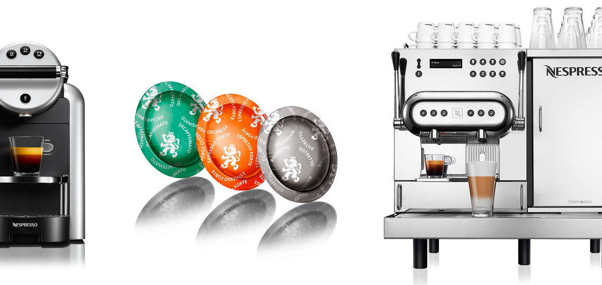 Nespresso Professional capsules compatible
