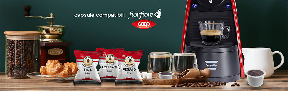 Coffee capsules compatibile with Fior Fiore Coop espresso machine