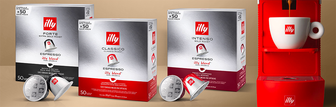 Illy capsules compatible Nespresso