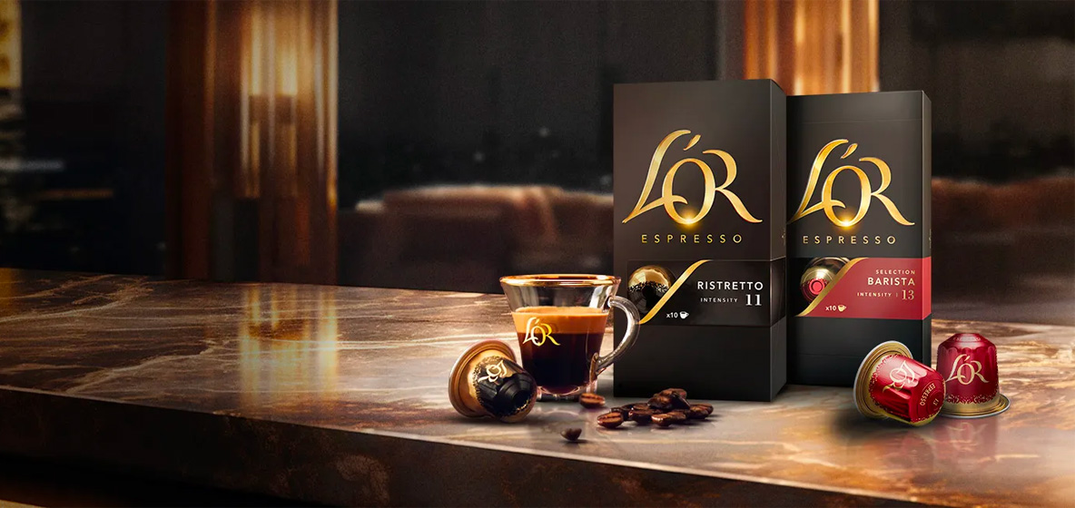 L'OR coffee capsules compatible Nespresso Original