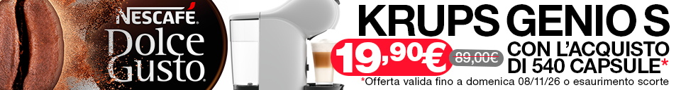 Macchina Genio Krups Promo Black Friday