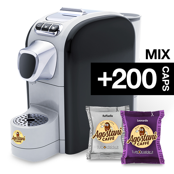 Agostani Small-Cup Black Coffee Machine