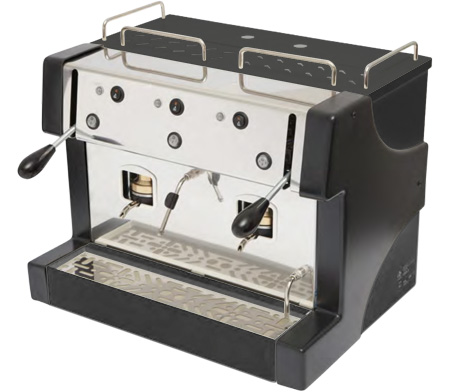 Faber Gea Bar coffee machine uses 44mm ESE paper filter pods